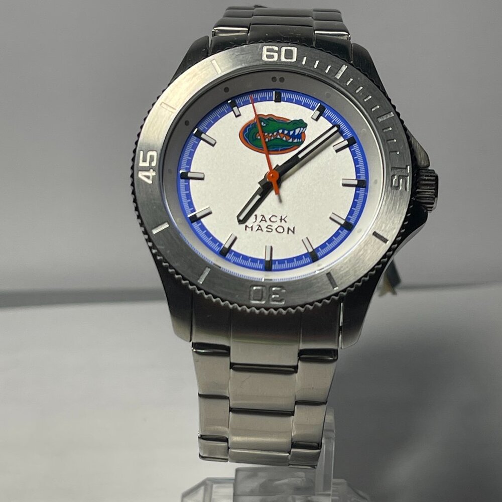 Florida Gators OFFICIAL NCAA Stainless-Steel Watch by Jack Mason !!!NEW!!!